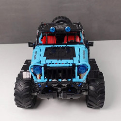 moc rc suv off-road jeep wrangler trailcat bricks toys