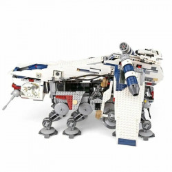 moc republic dropship at-ot walker bricks toy 05053