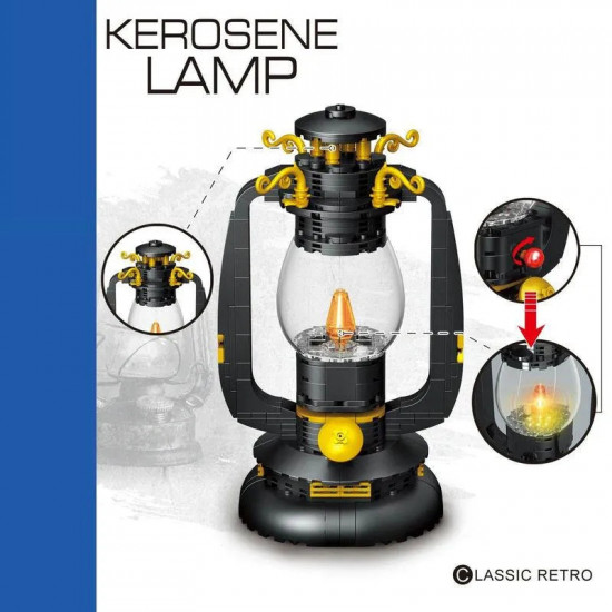 moc retro classic kerosene lamp mini bricks model toys moc retro classic kerosene lamp mini bricks model toys