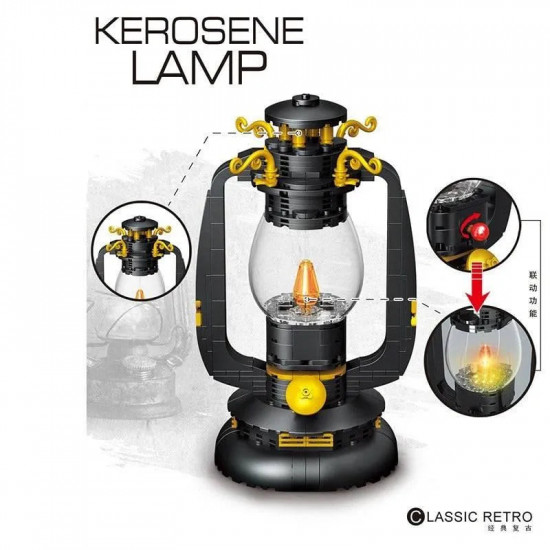 moc retro classic kerosene lamp mini bricks model toys moc retro classic kerosene lamp mini bricks model toys