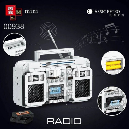 moc retro classic radio mini bricks toys 00938 moc retro classic radio mini bricks toys 00938