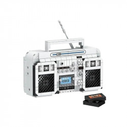 moc retro classic radio mini bricks toys 00938