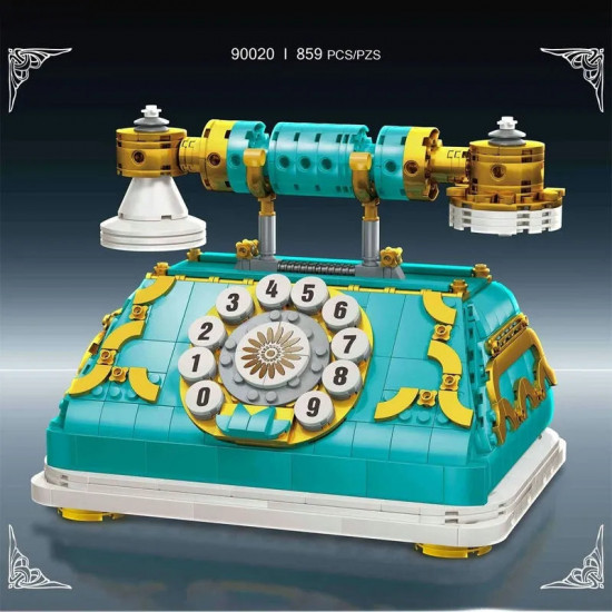 moc retro classic telephone bricks kids toys 90020 moc retro classic telephone bricks kids toys 90020