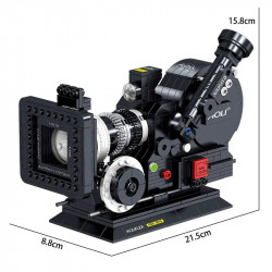 moc retro digital video camera mini bricks toys