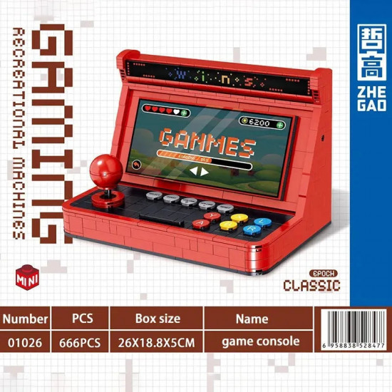 moc retro game console mini bricks gaming toy 01026 moc retro game console mini bricks gaming toy 01026