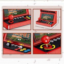 moc retro game console mini bricks gaming toy 01026