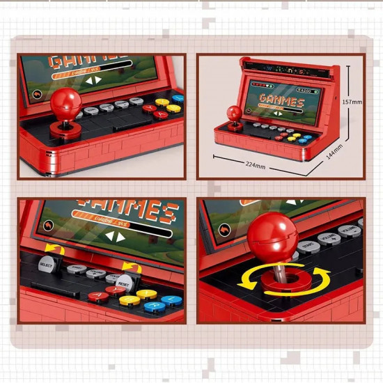 moc retro game console mini bricks gaming toy 01026 moc retro game console mini bricks gaming toy 01026