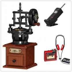 moc retro sound system mini bricks toys 00985
