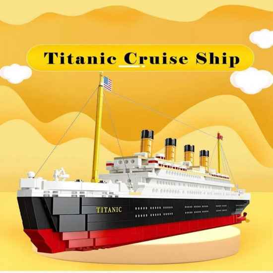 moc rms titanic cruiser steam ship boat bricks toy moc rms titanic cruiser steam ship boat bricks toy