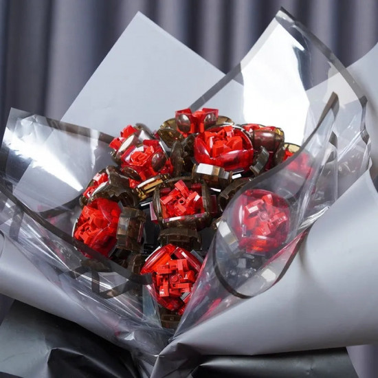 moc romantic rose flower bouquet bricks toys kids 92009 moc romantic rose flower bouquet bricks toys kids 92009