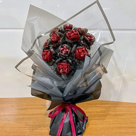 moc romantic rose flower bouquet bricks toys kids 92009 moc romantic rose flower bouquet bricks toys kids 92009