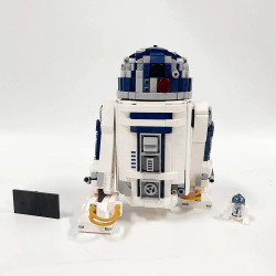 moc star wars custom r2-d2 robot bricks toy