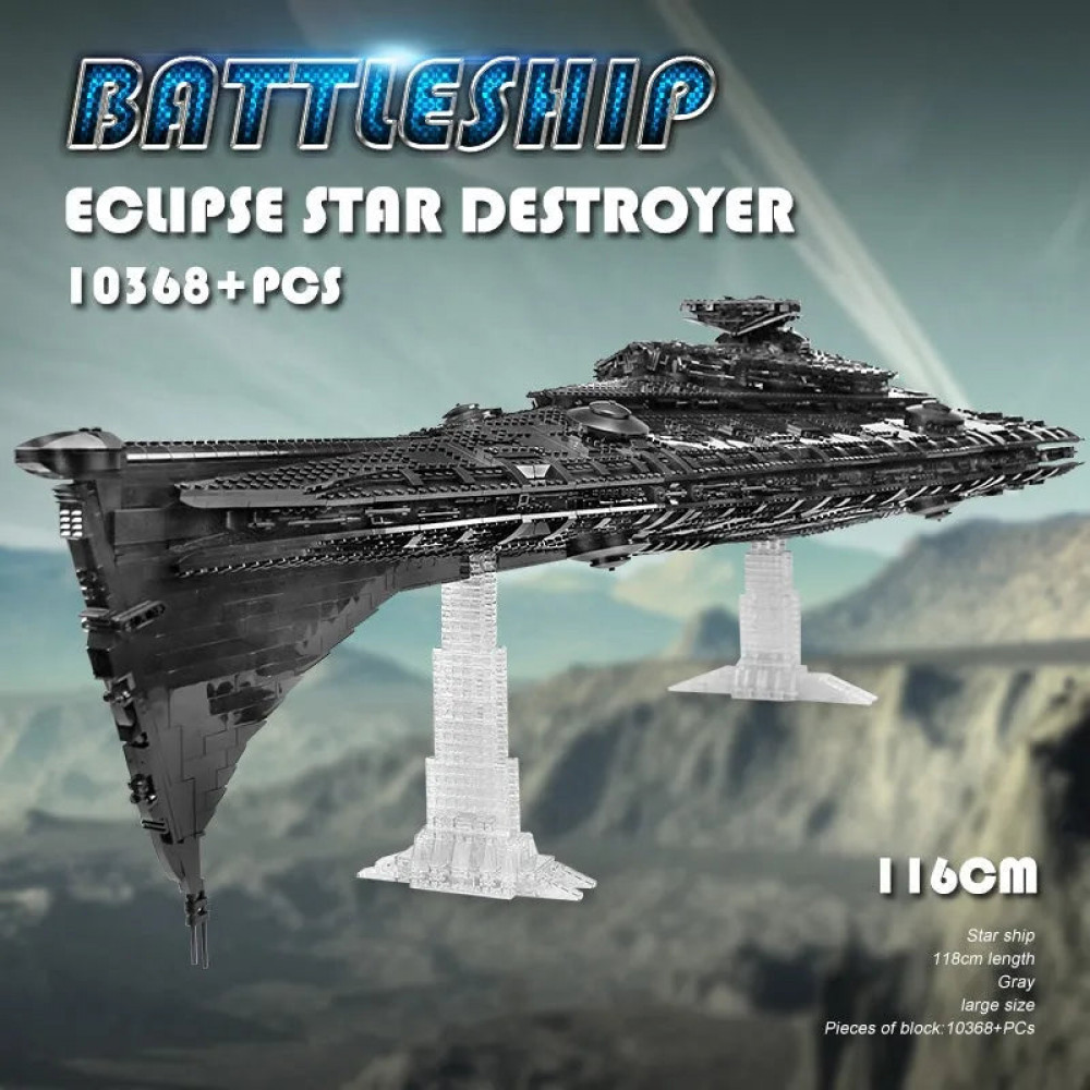 moc star wars eclipse class dreadnought ship bricks toys - moc-star ...