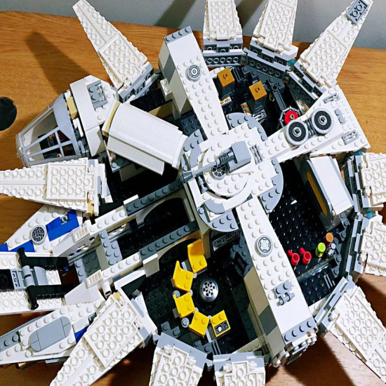 moc star wars kessel run millennium falcon bricks toy moc star wars kessel run millennium falcon bricks toy
