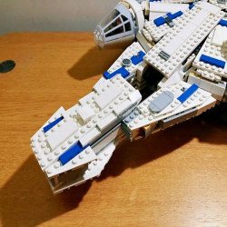 moc star wars kessel run millennium falcon bricks toy