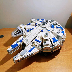 moc star wars kessel run millennium falcon bricks toy