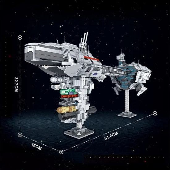 moc star wars nebulon-b escort frigate bricks toy moc star wars nebulon-b escort frigate bricks toy