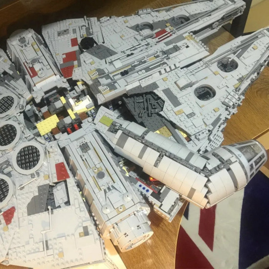 moc star wars ucs millennium falcon bricks toy 05132 moc star wars ucs millennium falcon bricks toy 05132