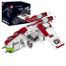 moc star wars ucs republic gunship cruiser bricks toy