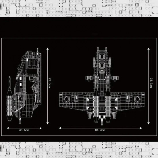 moc star wars ucs republic gunship cruiser bricks toy moc star wars ucs republic gunship cruiser bricks toy