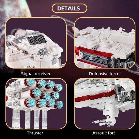 moc star wars ucs tantive iv blockade runner bricks toy moc star wars ucs tantive iv blockade runner bricks toy