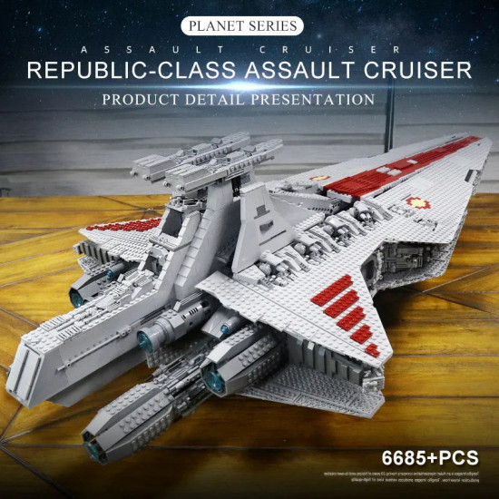 moc star wars venator class republic attack cruiser bricks toy moc star wars venator class republic attack cruiser bricks toy