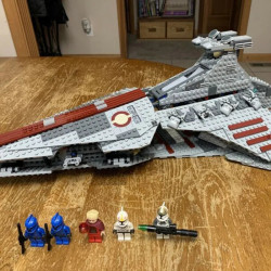 moc star wars venator republic attack cruiser bricks toys