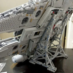 moc star wars vertical display stand for ucs falcon millennium