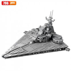 moc star warship invasion destroyer ship space bricks toys