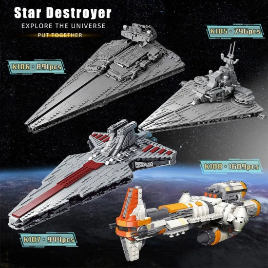moc star warship victory destroyer ship bricks toy moc star warship victory destroyer ship bricks toy