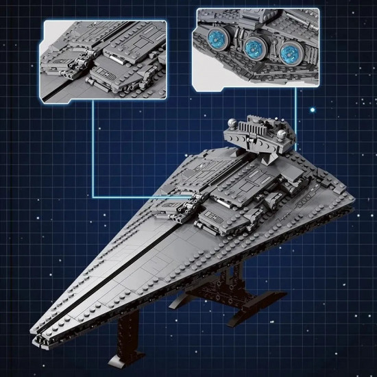 moc star warship victory destroyer ship bricks toy moc star warship victory destroyer ship bricks toy