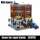 moc street expert city corner garage bricks toy 15042 moc street expert city corner garage bricks toy 15042