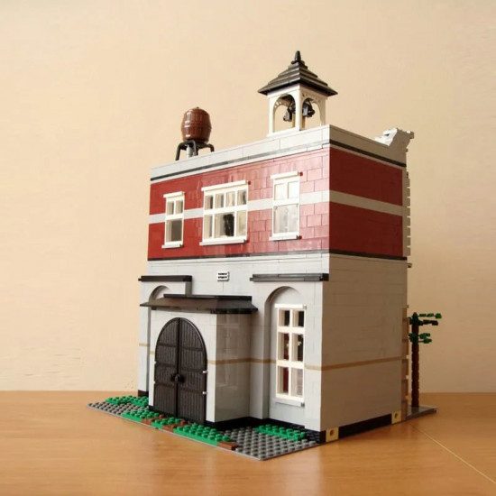 moc street expert city fire brigade bricks toy 15004 moc street expert city fire brigade bricks toy 15004