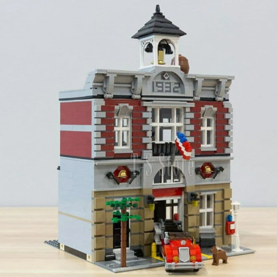 moc street expert city fire brigade bricks toy 15004 moc street expert city fire brigade bricks toy 15004