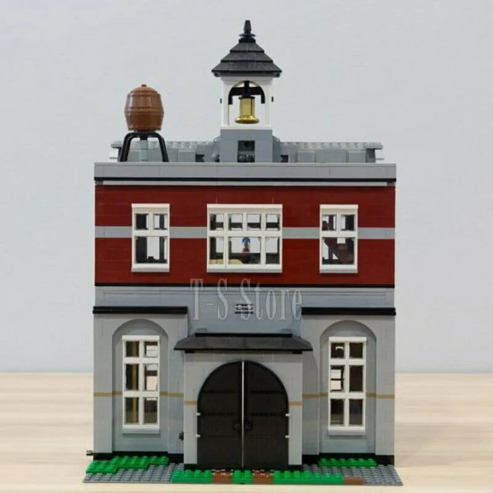 moc street expert city fire brigade bricks toy 15004 moc street expert city fire brigade bricks toy 15004