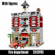 moc street expert city fire brigade bricks toy 15004 moc street expert city fire brigade bricks toy 15004