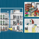 moc street expert city hospital bricks toy 10188 moc street expert city hospital bricks toy 10188