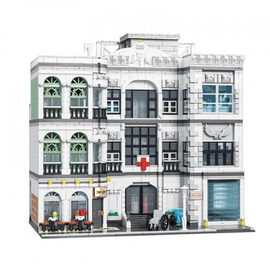 moc street expert city hospital bricks toy 10188 moc street expert city hospital bricks toy 10188