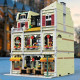 moc street expert city pizza house bricks toy 10202 moc street expert city pizza house bricks toy 10202