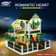 moc street expert city romantic house bricks toy moc street expert city romantic house bricks toy