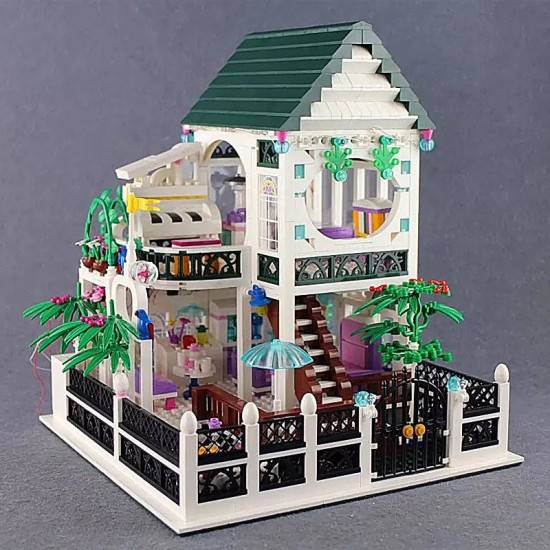 moc street expert city romantic house bricks toy moc street expert city romantic house bricks toy