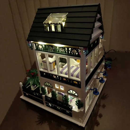 moc street expert city romantic house bricks toy moc street expert city romantic house bricks toy