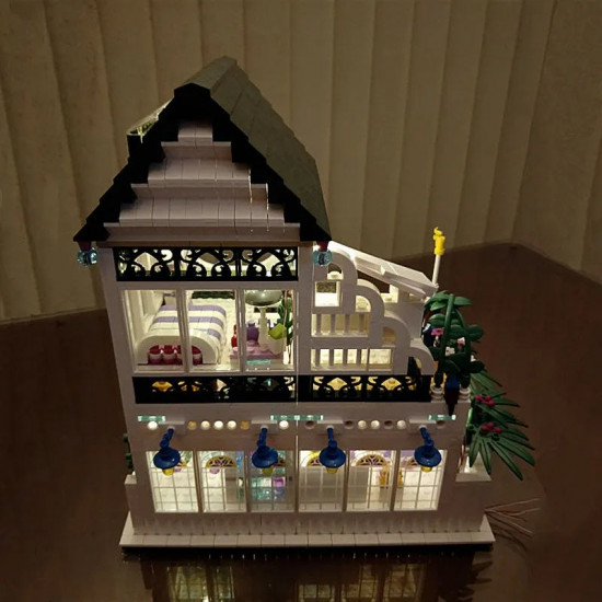 moc street expert city romantic house bricks toy moc street expert city romantic house bricks toy
