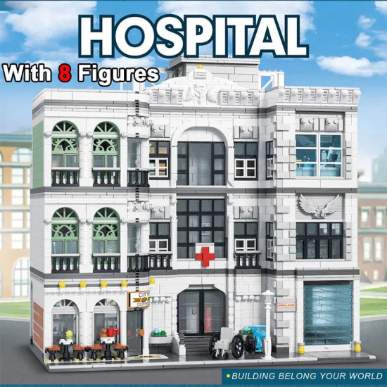 moc street expert creator city hospital bricks toy 89135 moc street expert creator city hospital bricks toy 89135