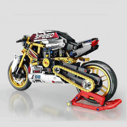 moc street fighter ducati v4s motorcycle bricks toy 82006