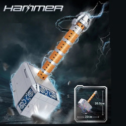 moc super hero marvel thor hammer mini bricks toy