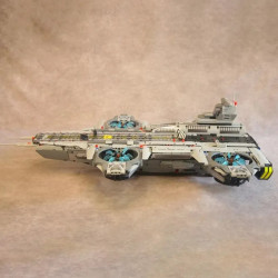 moc super hero motorized shield rc helicarrier bricks toy