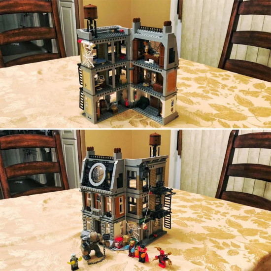 moc super hero sanctum sanctorum showdown bricks toy moc super hero sanctum sanctorum showdown bricks toy