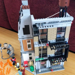 moc super hero sanctum sanctorum showdown bricks toy
