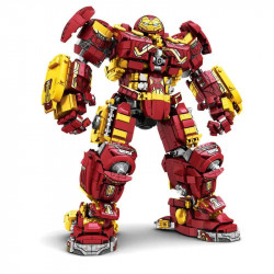moc super heroes marvel iron hero warrior robot bricks toy